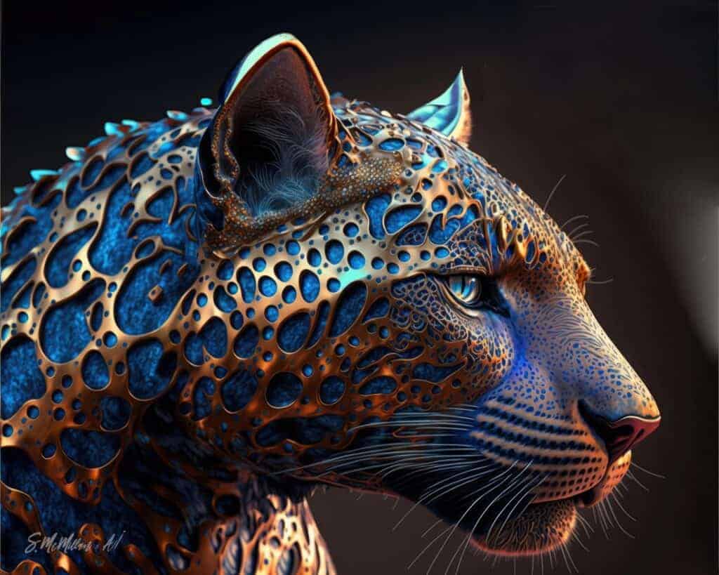 Metal Jaguar by Susanne McMillan Art