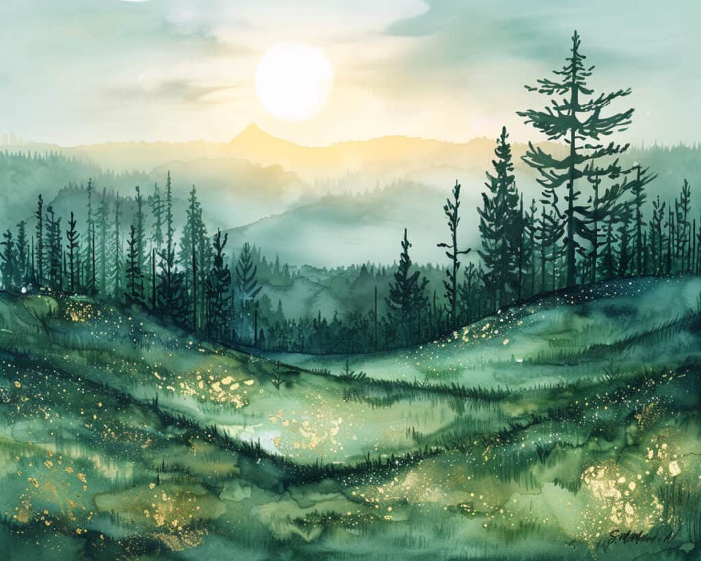 Morning Mist by Susanne McMillan Art