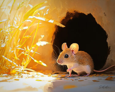 Field mouse by Susanne McMillan Art